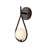 Teardrop 1-Light Wall Sconce - Black-109883183
