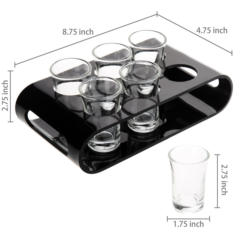 7 Piece 177ml Shot Glass Set