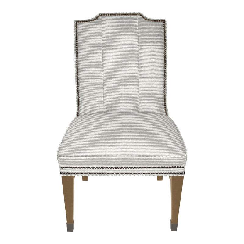 Travis By Michael Weiss Upholstered Dining Chair, Hampton, Callaloo Cotton, Yes