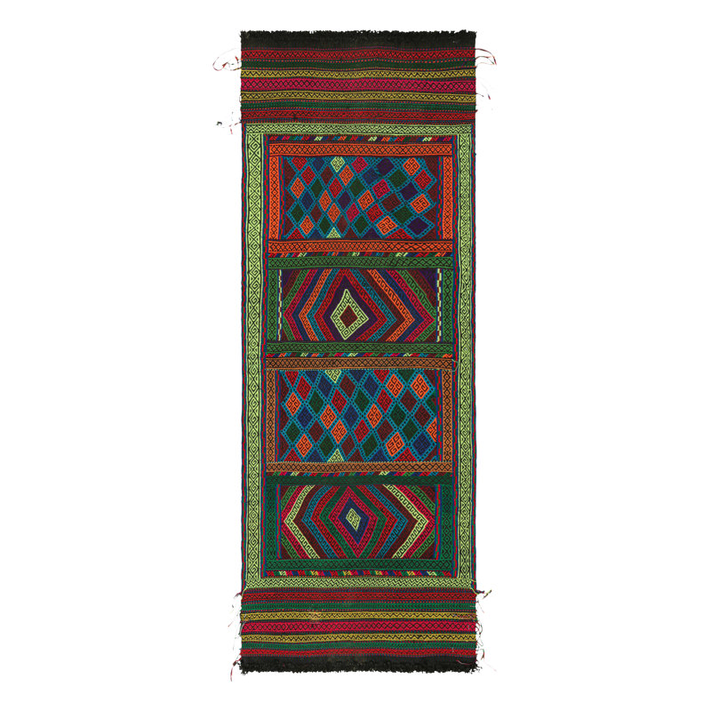 One-of-a-Kind 2'0"X5'5" No Wool Area Rug