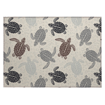 Grajeda Washable Indoor / Outdoor Rug
