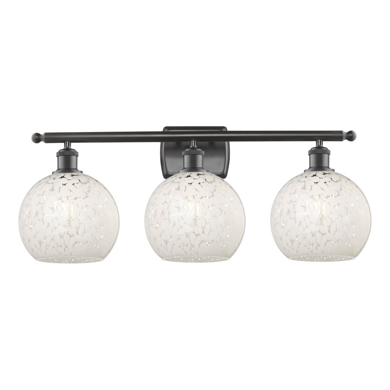Éclairage pour meuble-lavabo à 3 lumières Beauen, Bronze huilé