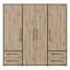 Minija 4 Door Manufactured Wood Wardrobe-2030194542