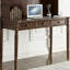 Bureau rectangulaire en bois massif brun noisette-1626754764
