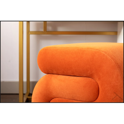 Tabouret de maquillage en S en forme de S, repose-pieds élégant et confortable pour les intérieurs modernes
