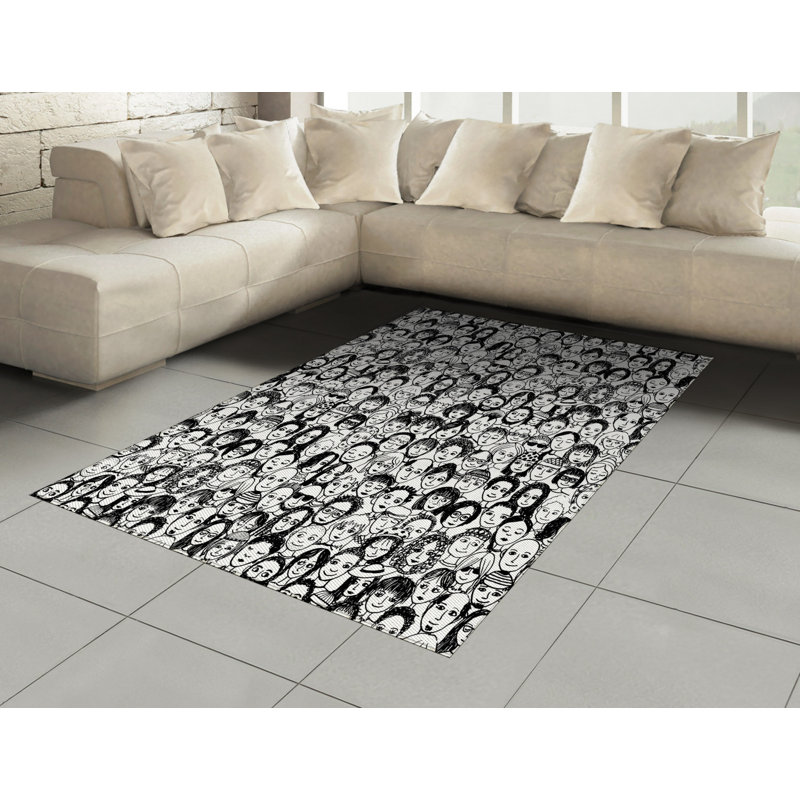 Hand Woven Area Rug, Rectangle 120 x 180cm