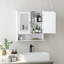 56mm W 58mm H Wall Mounted Required Medicine Cabinet Mirror