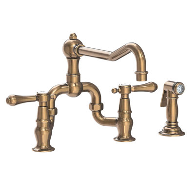 Chesterfield Bridge Faucet with Side Spray