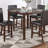 Classic Stylish 5pc Counter Height Dining Set