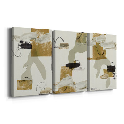 Garden Gems X - Toile tendue avec châssis sur mesure - 3 pièces