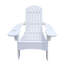 Fauteuil Adirondack confortable intérieur / extérieur avec trou de parasol pour la détente de patio ou de jardin-1755065404