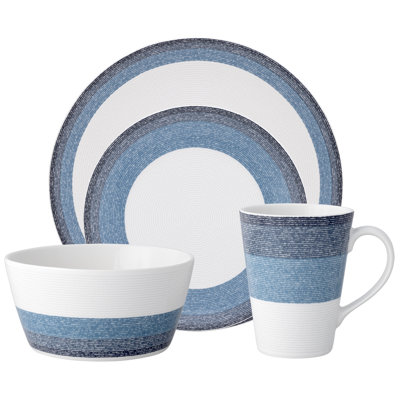 Noritake Colorscapes Layers Coupe 4-Piece Place Setting, Service for 1