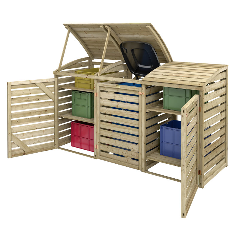 Wooden Single Bin Store