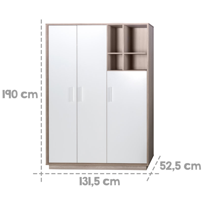Olaf 3 Door Wardrobe