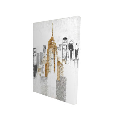 Art urbain sur toile, style flou