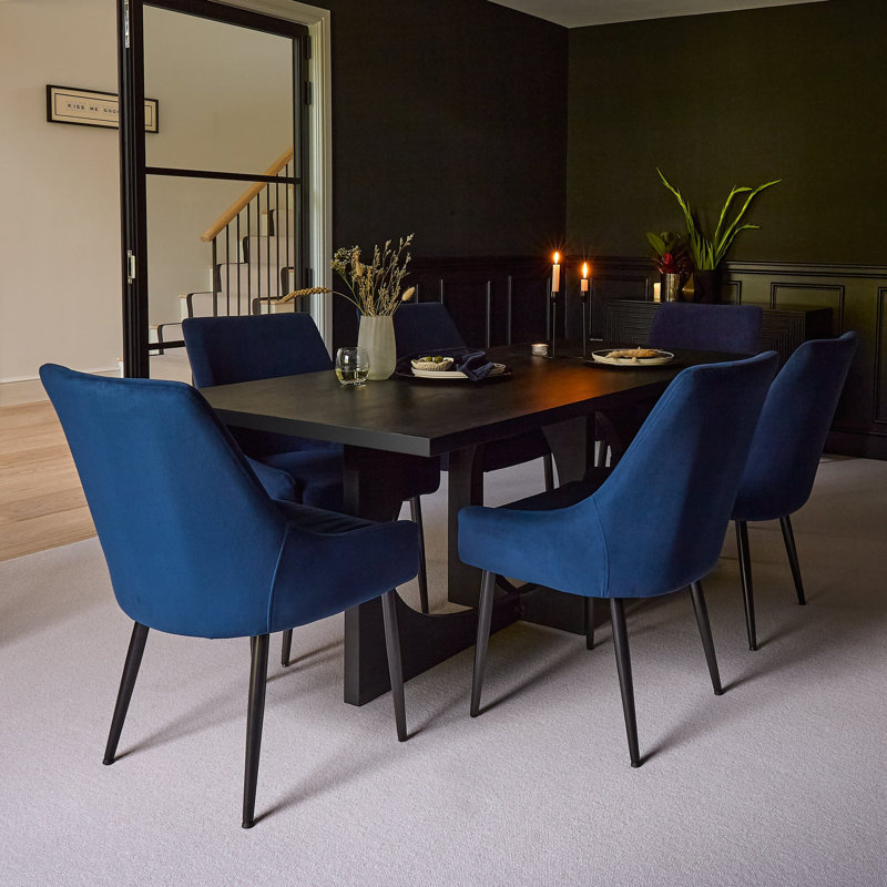 Dining Chairs - Set of 2, Black, Ink
