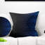 Fleur bleue fractale symétrique - coussin imprimé abstrait-29604189-29604193