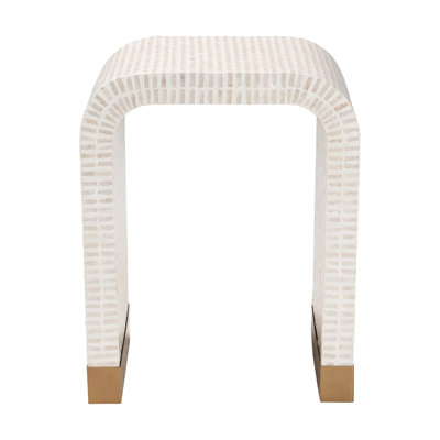 Woven Natural Rattan End Table
