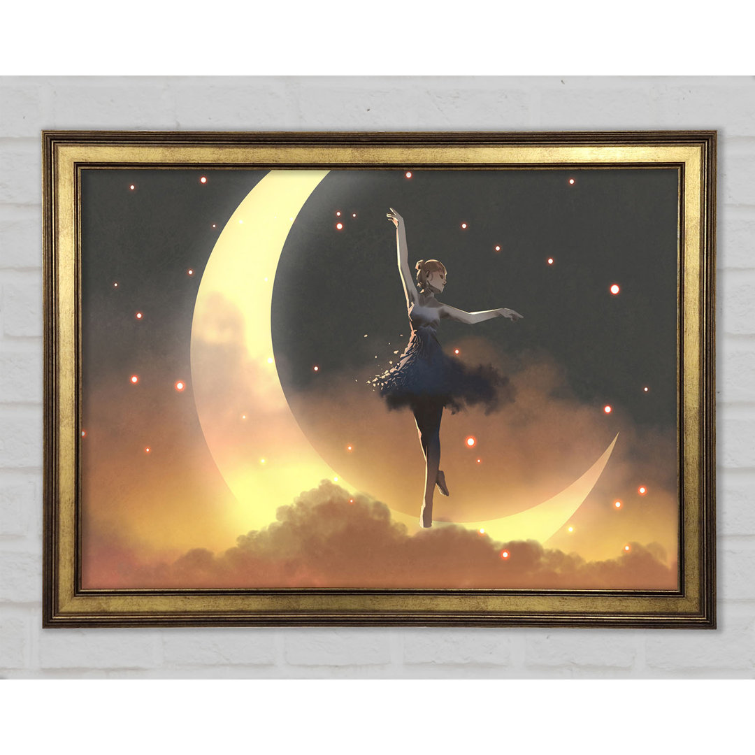 Dancing On The Moon - Einzelne Bilderrahmen Kunstdrucke