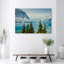 Mountain Lake Nature - Wrapped Canvas Print-1087784921