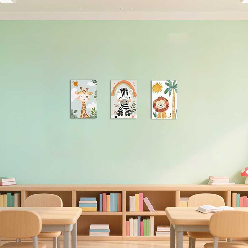 3 Piece Wrapped Canvas Wall Art, 60cm H x 40cm W