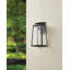 Applique murale d'extérieur 1 lumière noire mate 19 po avec verre antique transparent Seger-1488577595