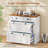 4 Drawers File Cabinet, 33" Farmhouse Filing Cabinets For Home Office-271445845