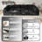 Cloud Sectional Couches For Living Room, Convertible Couch With Ottoman, Modular Sectional Sofa With Deep Seat,No Assembly Required With Throw Pillows (Black, 6 Seater+2 Ottoman)-396935591-396935588-402276218
