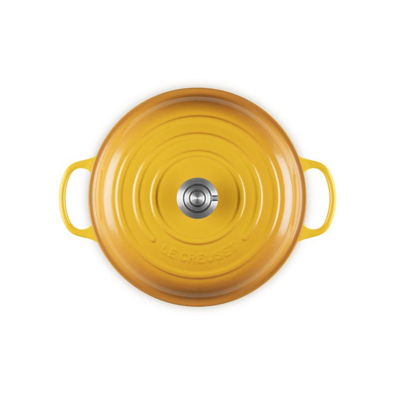 Le Creuset Signature Cast Iron Round Braiser, 3.5 Qt. - Nectar