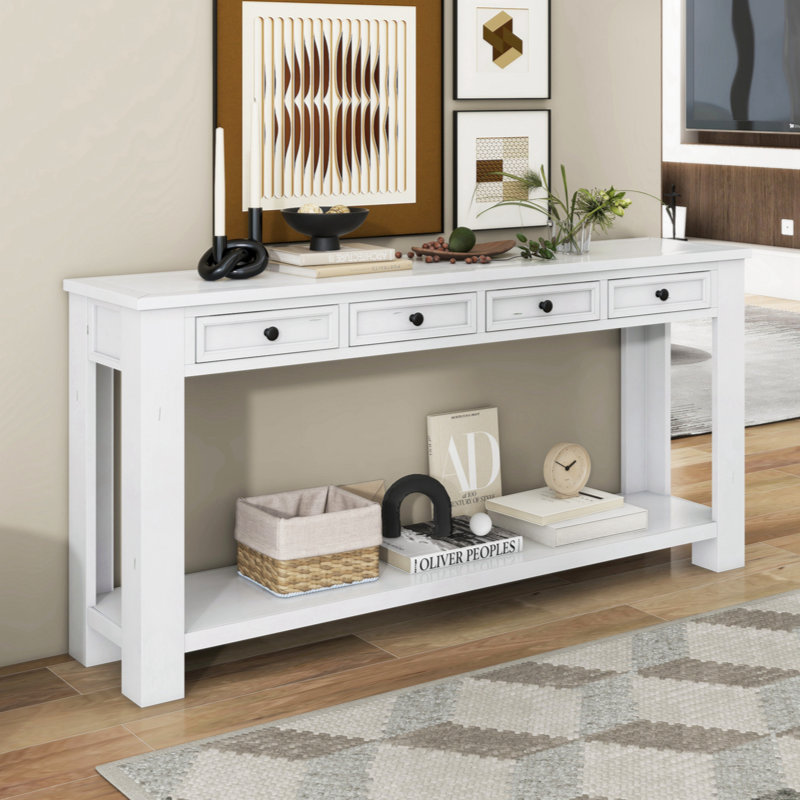 Table basse Bredyn, Blanc