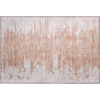 Premium Machine Washable Kolten Terracotta Rug