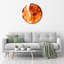 Jewelean Glass Wall Clock