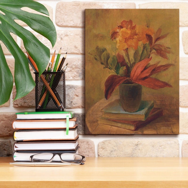 «Tropical Bouquet 1» par Danhui Nai, art mural sur toile, H 16 pi x l 12 pi