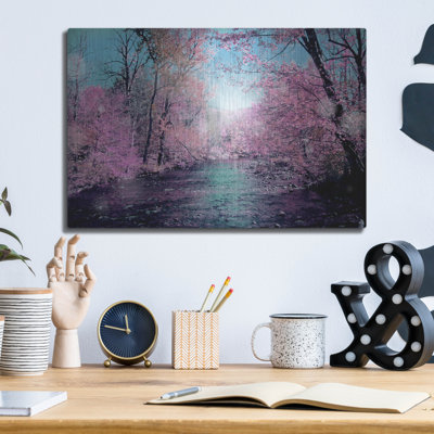 Art mural en métal George Deep «Deep Forest 2» par Mark Ashkenazi
