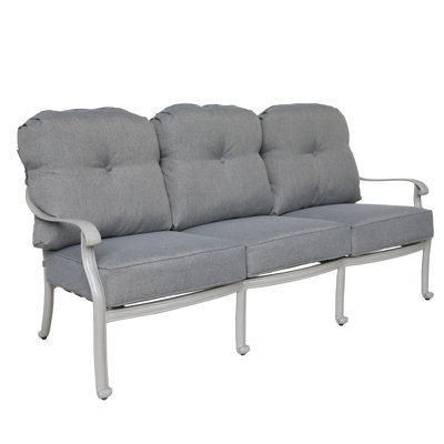 Canapé de patio avec coussins de 75 po de largeur Bowerbank