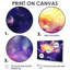 Explosion galactique mauve de notre univers I - ensemble d'art mural espace-1136711725-1136711724-1136711721