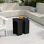 Puzzle Art Side Table/ Modular Concave Edge MGO Table - Buy Singles Or Combine For Custom Layouts/ Indoor & Outdoor-704709440