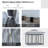 12' X 12' Pop Up Canopy Tent With Netting And Carry Bag, Instant Sun Shelter With 137 Sq.Ft Shade, Tents For Parties, Height Adjustable, For Outdoor, Garden, Patio,
