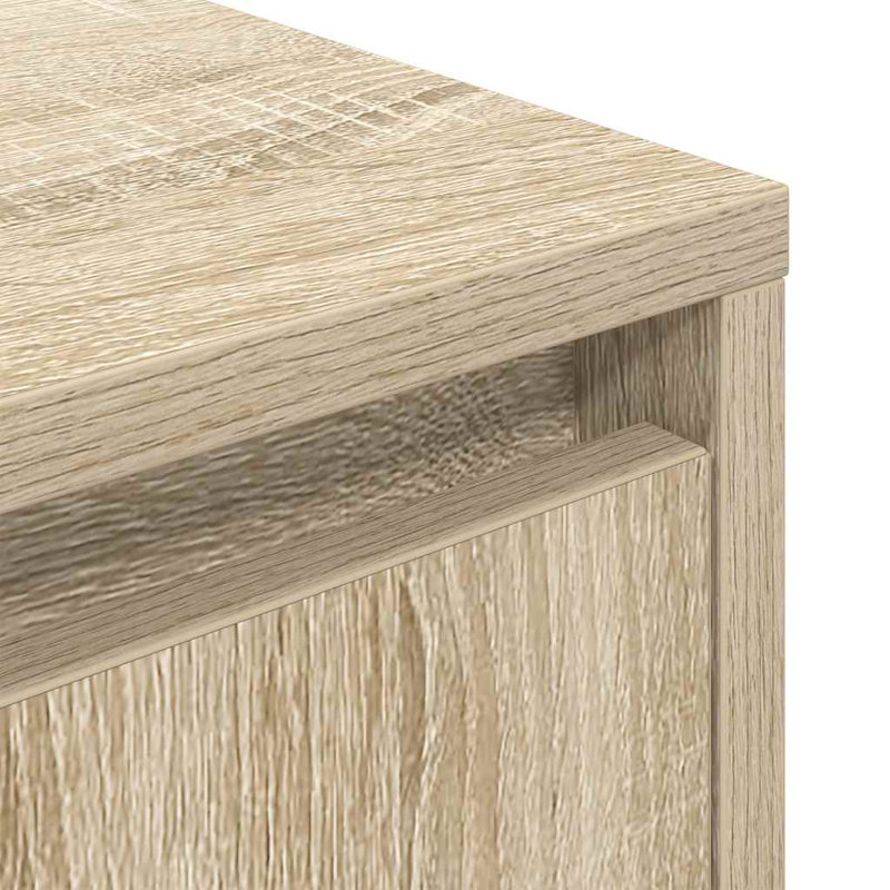 Dariona 38cm W Manufactured Wood Bedside Table, Sonoma Oak