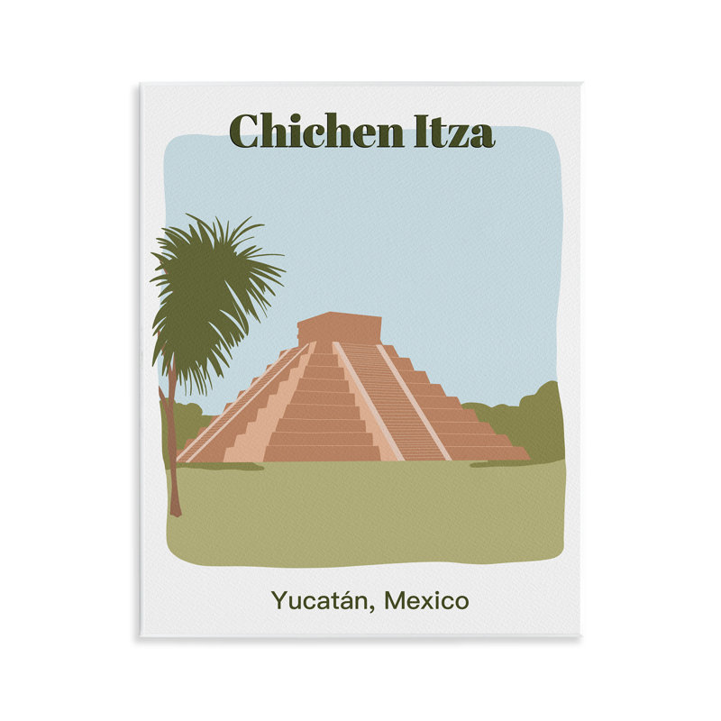 Art mural Chichen Itza par Regina Moore