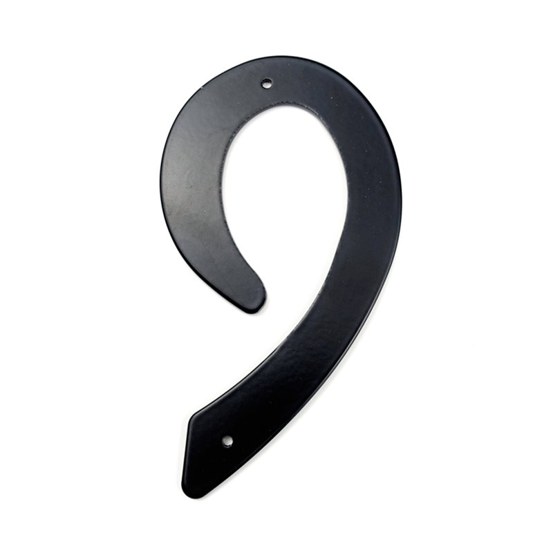 4'' H Metal House Number, 9