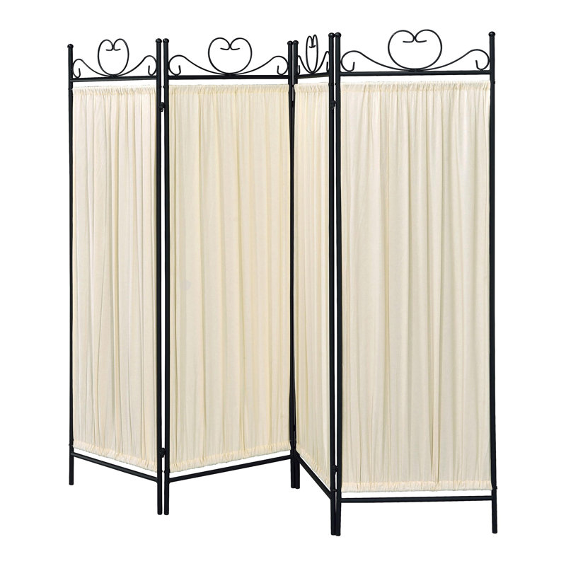 Paravent pliable 4 panneaux Shoji beige