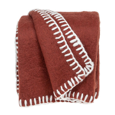 Slubby Hand Woven Throw Blanket