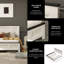 Lit à panneaux Roundhill Furniture Realynn, finition blanc cassé-109268148