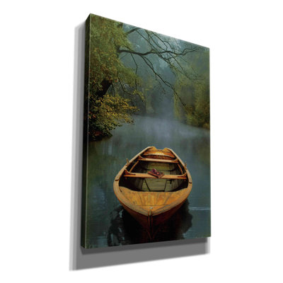 «Hurayth The Old Lake on Canvas» par Carlos Casamayor, reproduction