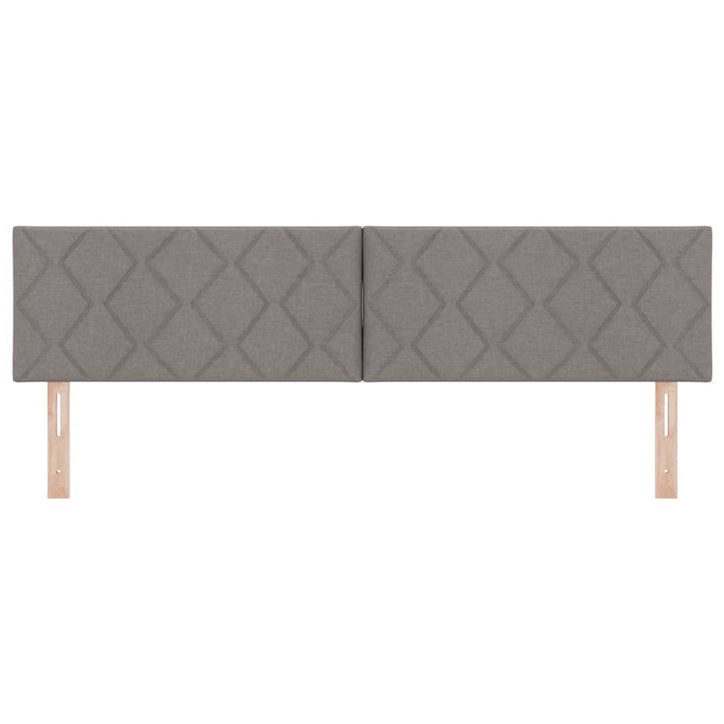  Fabric Headboard, DE Size - 180 x 220 cm, Taupe