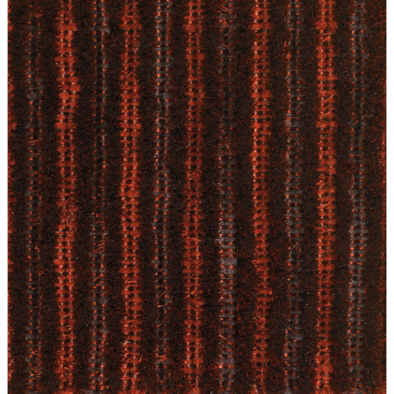 Tapis rouge tissé à la main Ulrika, Rectangle 5 pi x 7 pi 6 po