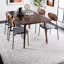 Tapis gris clair / ivoire Stroup Southwestern-1481269058
