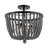 Solid Wood Semi Flush Mount