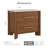 Auris 23.6" Nightstand with 2 Drawers-1790463298
